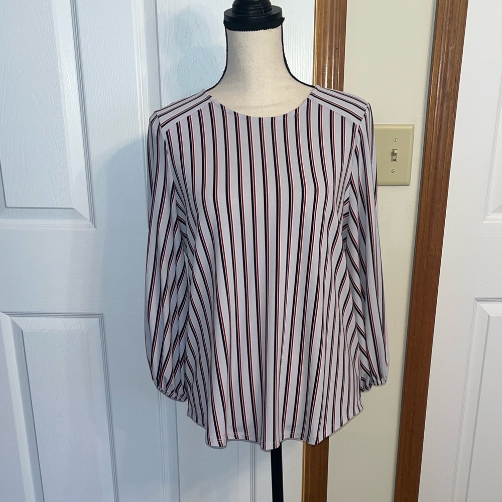 Adrianna Papell Striped Blouse